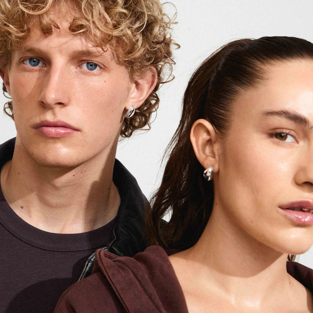 DUNE Boucles d'oreilles - Plaqué Argent