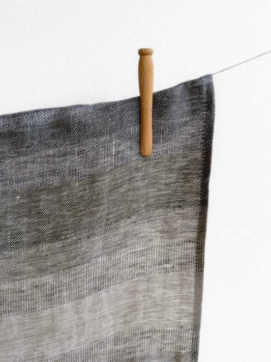 Torchon en lin Shore Blue