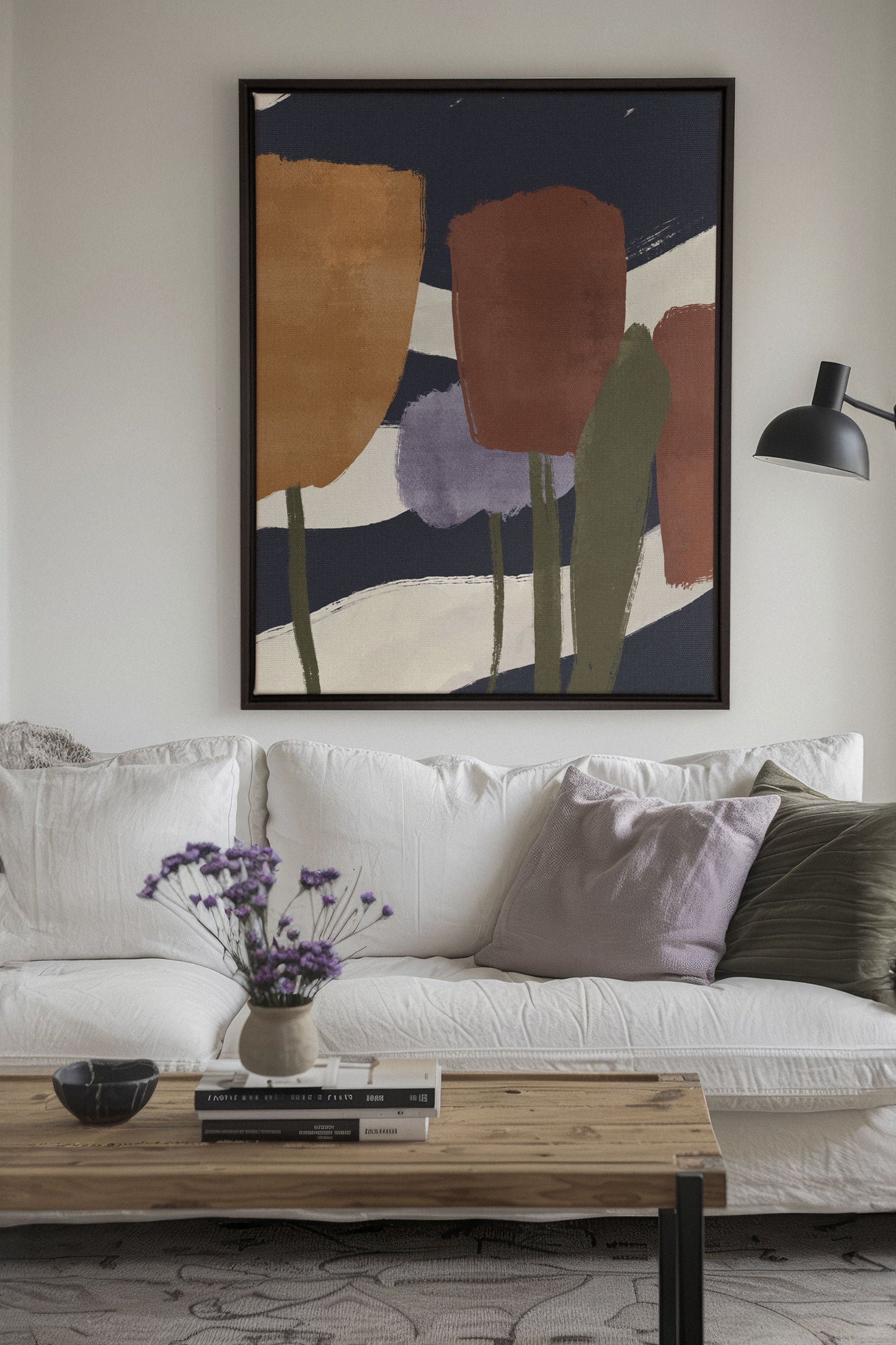 FLORAISONS, Oeuvre sur toile étirée
