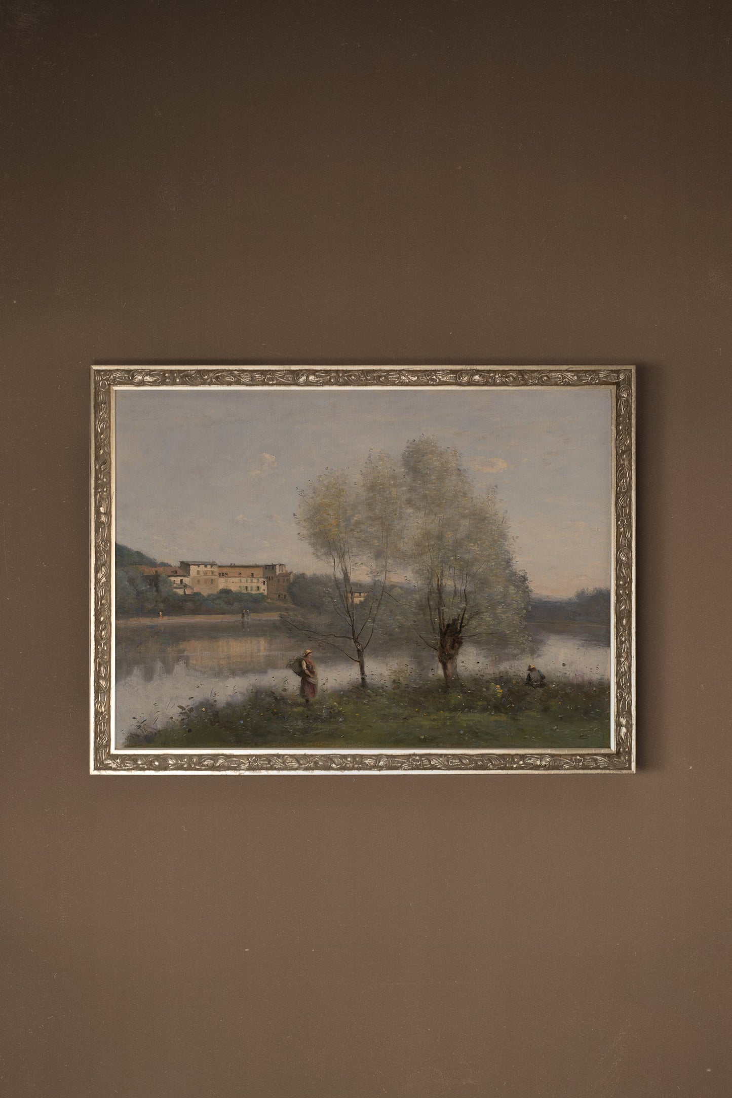 DOUCEUR DU RIVAGE, CADRE VINTAGE ARGENT