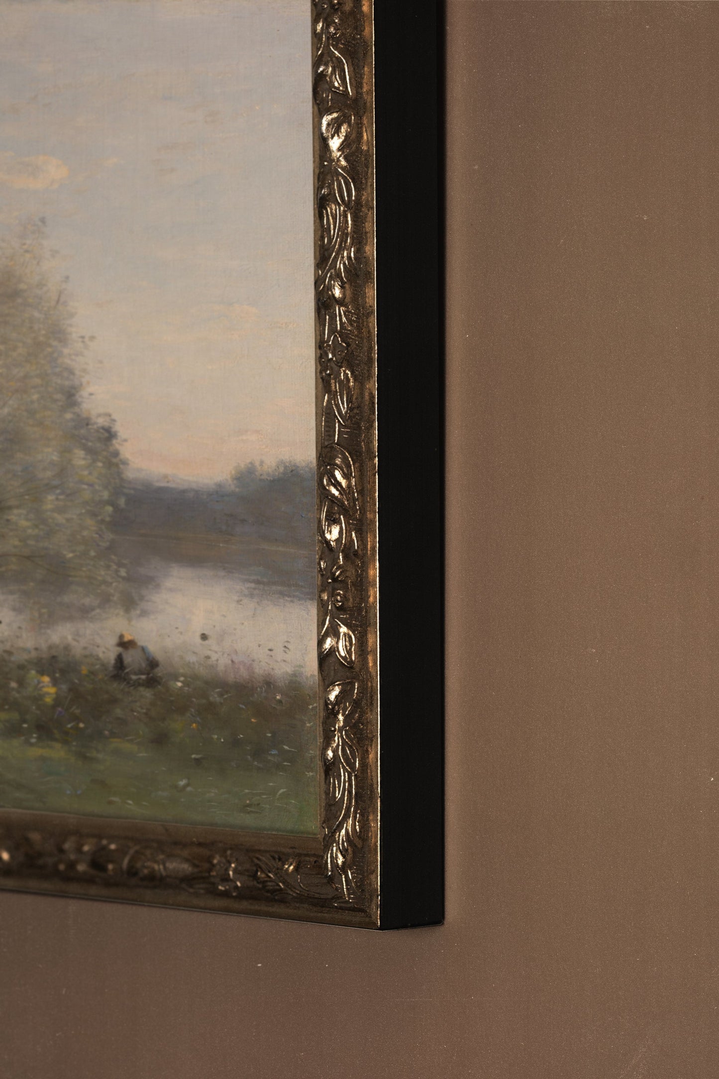 DOUCEUR DU RIVAGE, CADRE VINTAGE ARGENT