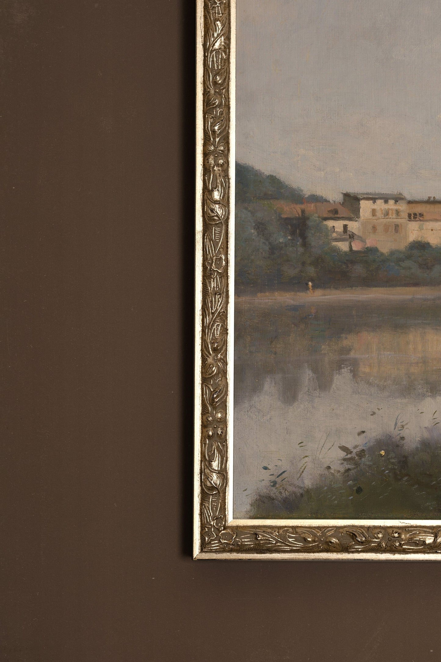 DOUCEUR DU RIVAGE, CADRE VINTAGE ARGENT