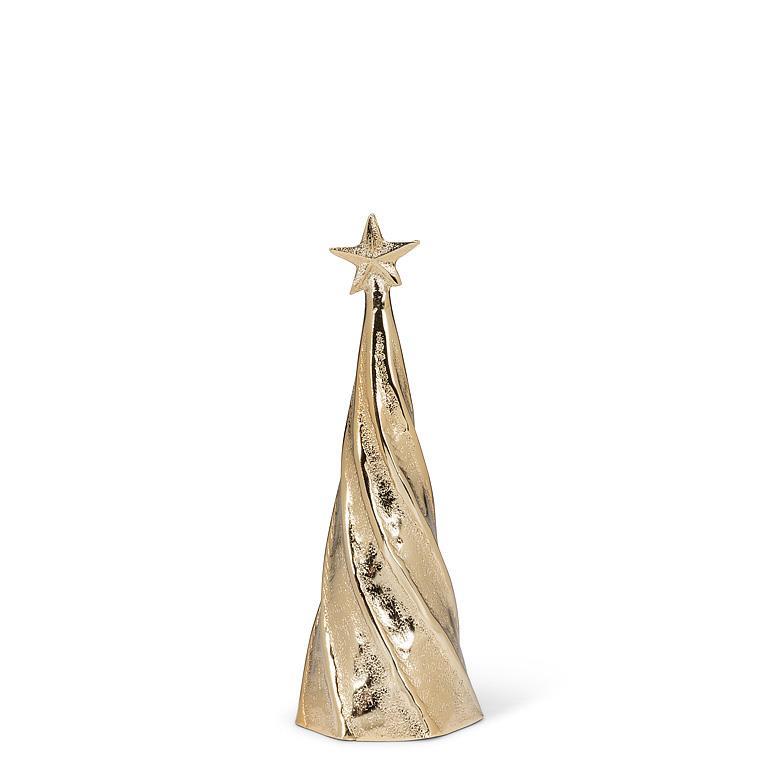 Sapin avec étoile dorée - 10 po