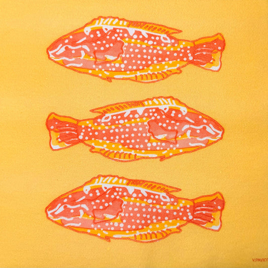 Paviot Napkin - Red Light Fish