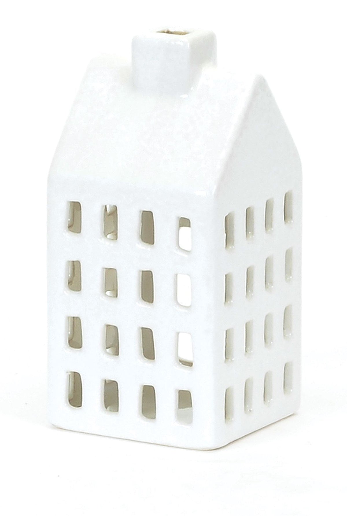 Decorative ceramic candle house