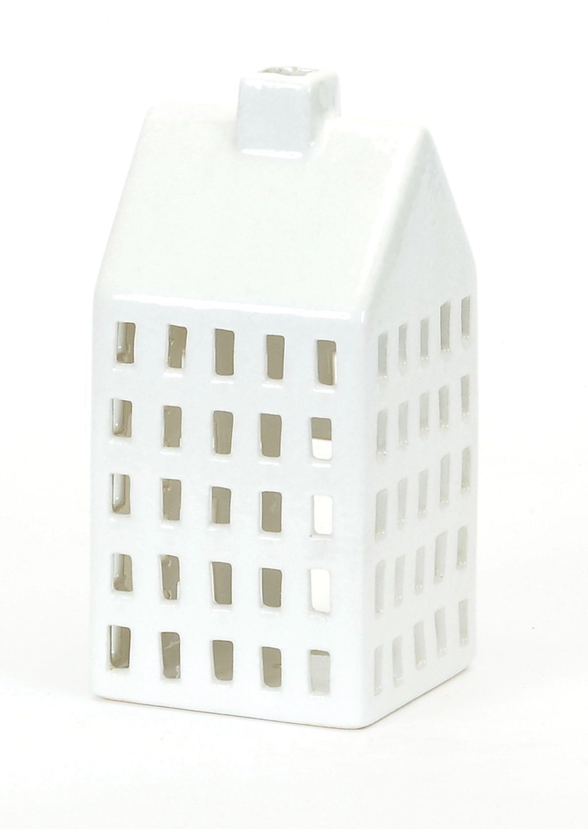 Decorative ceramic candle house