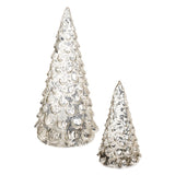Sapin en Verre Argent