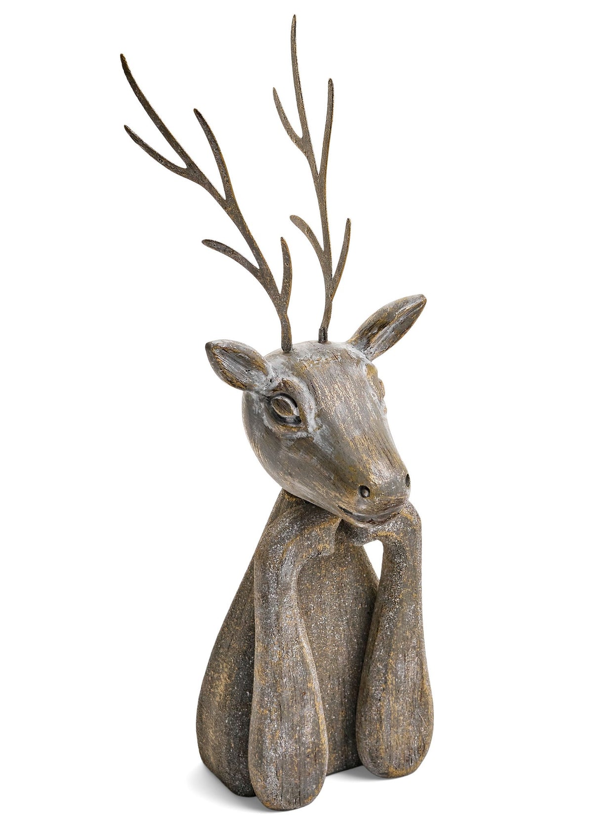 Antique Gold Reindeer