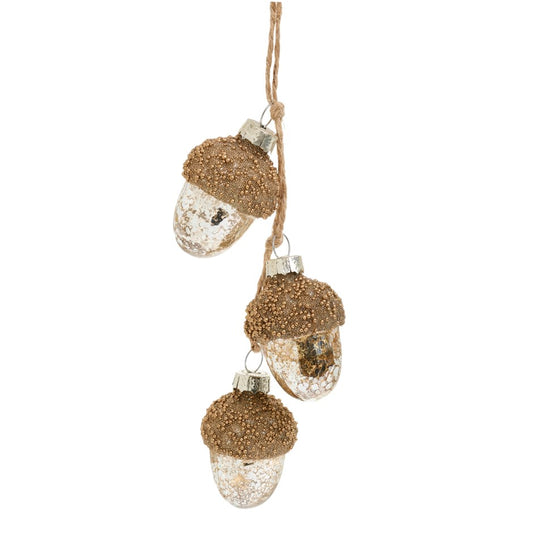 Cluster Acorn Ornament