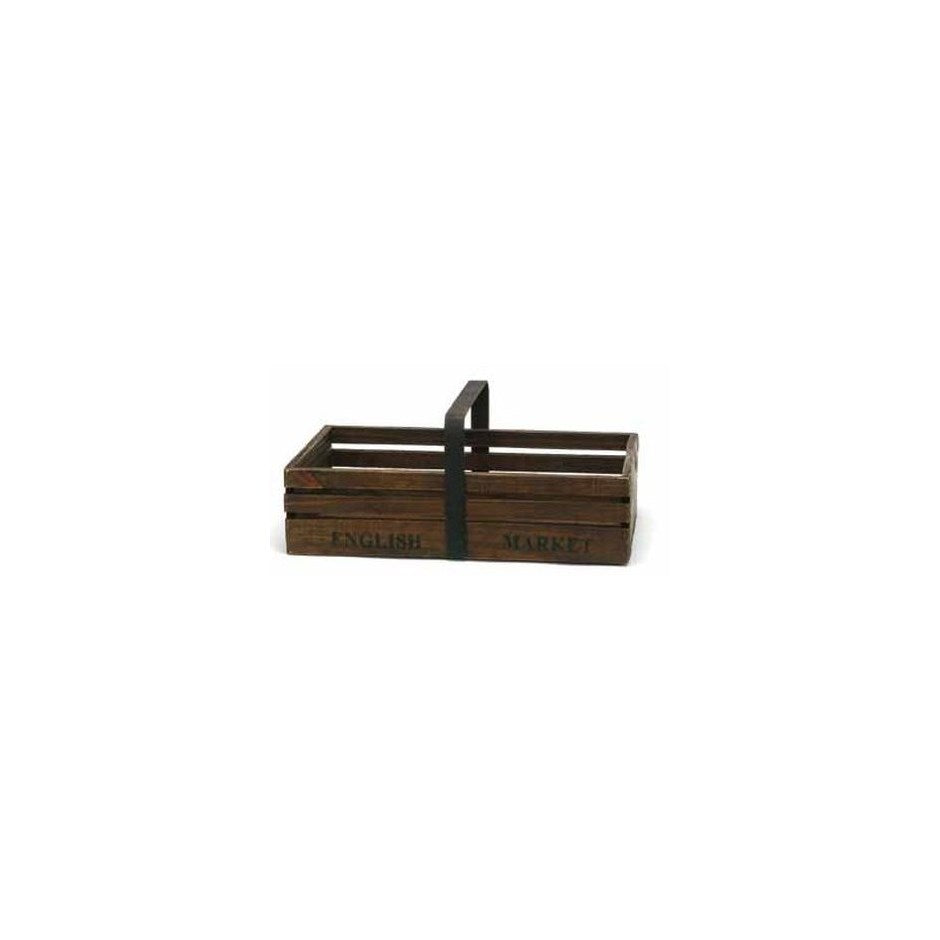 Caisse en bois avec Poignée en Fer