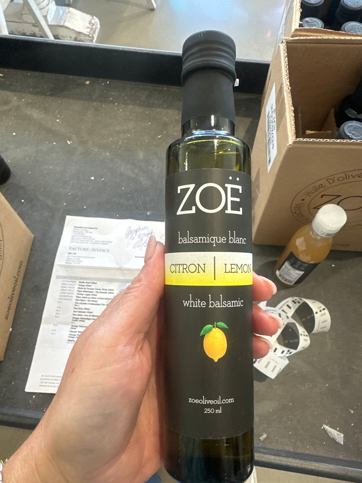 Lemon Infused White Balsamic Vinegar - 250 ml
