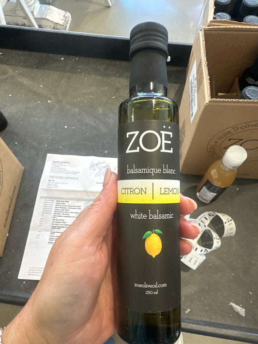 Lemon Infused White Balsamic Vinegar - 250 ml