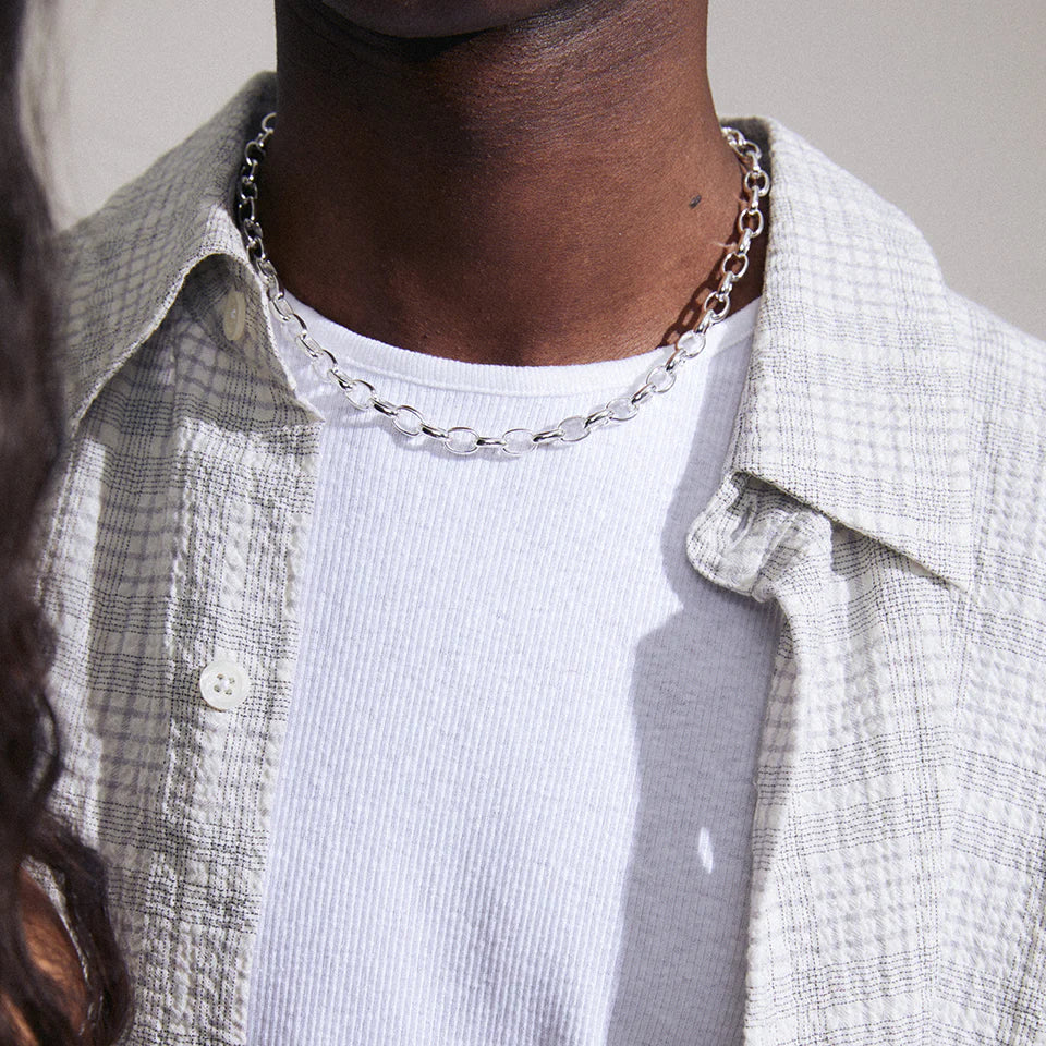 CHARM collier à breloques - plaqué argent