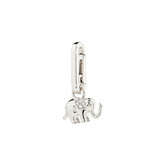 CHARM Elephant Pendant - Silver Plated