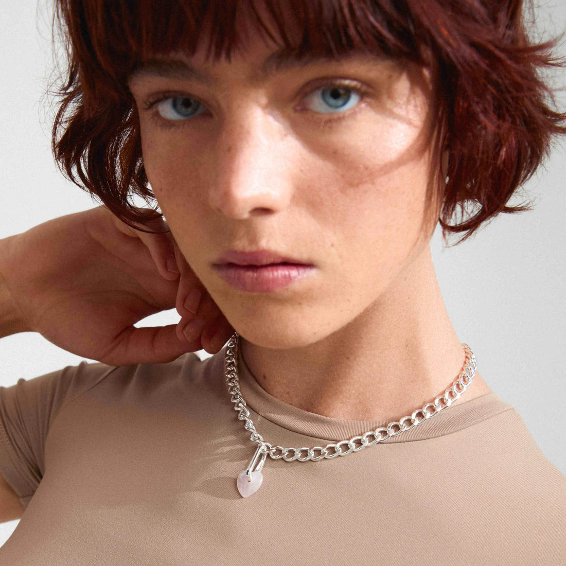 CHARM Pendentif Coeur Coloré - Plaqué Argent