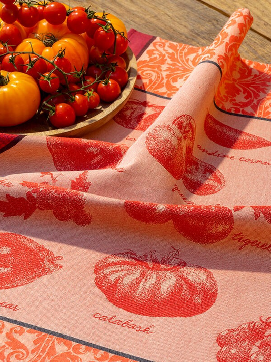 Red Tomatoes Etc. Tea Towel – Le Jacquard Français