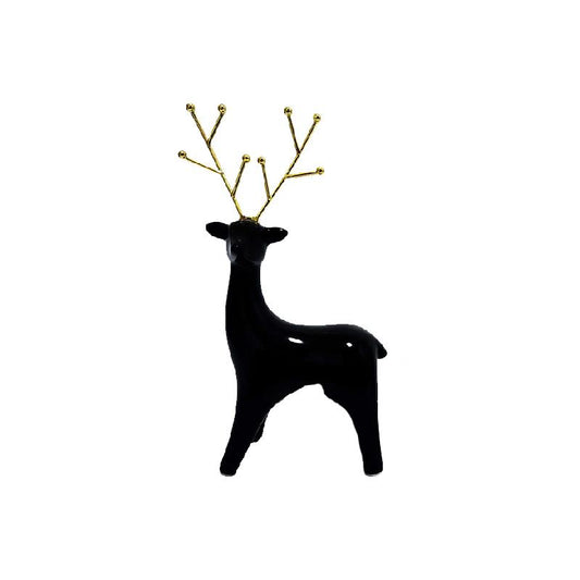 Black Ceramic Reindeer