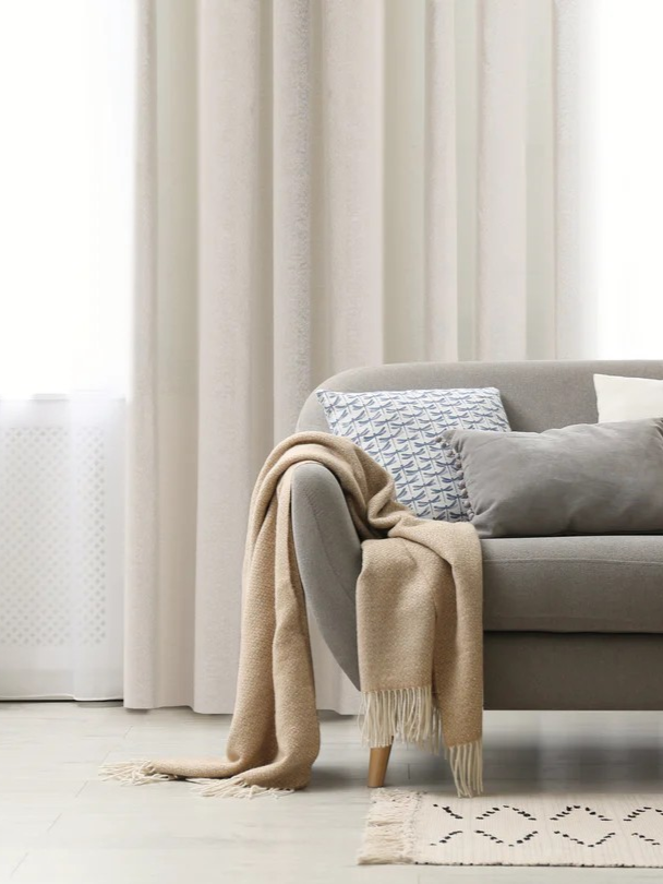 Ortona Curtain - White