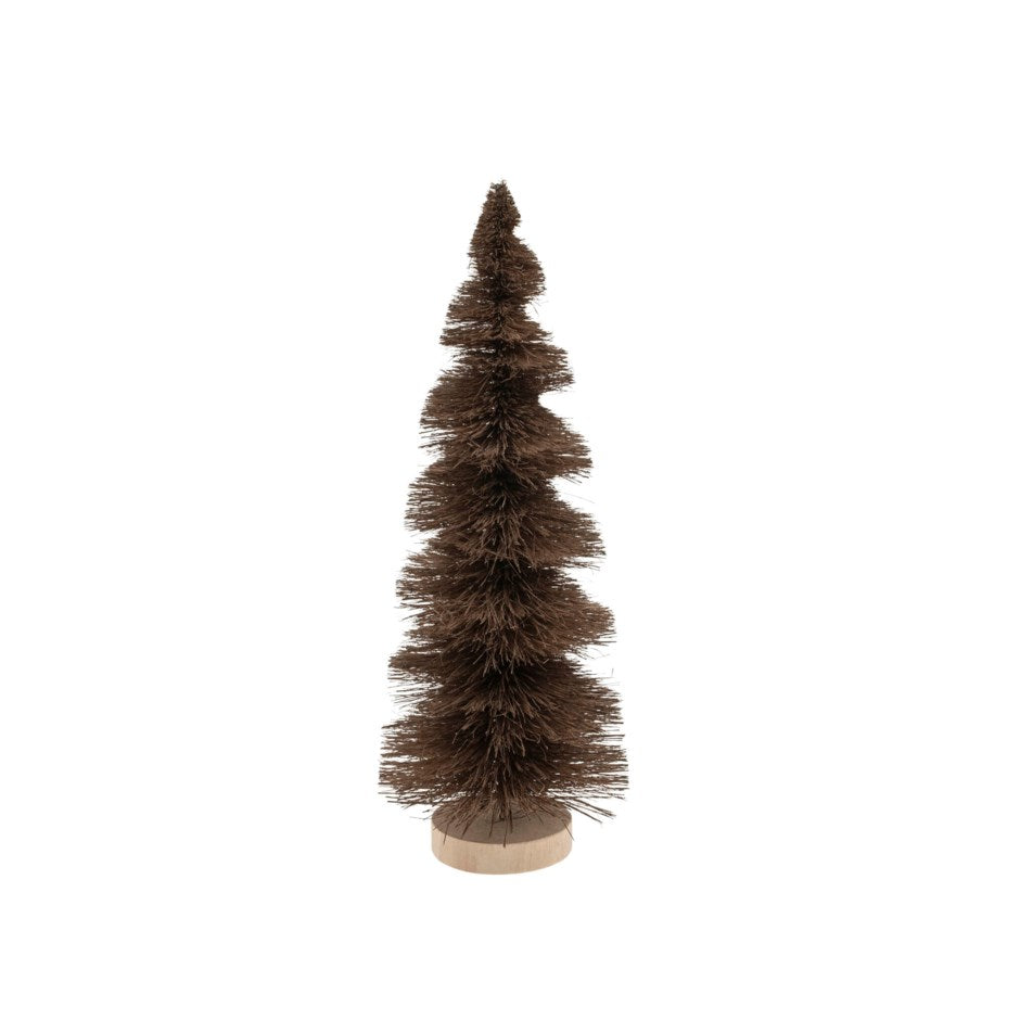 Spiral Fir Tree - Brown