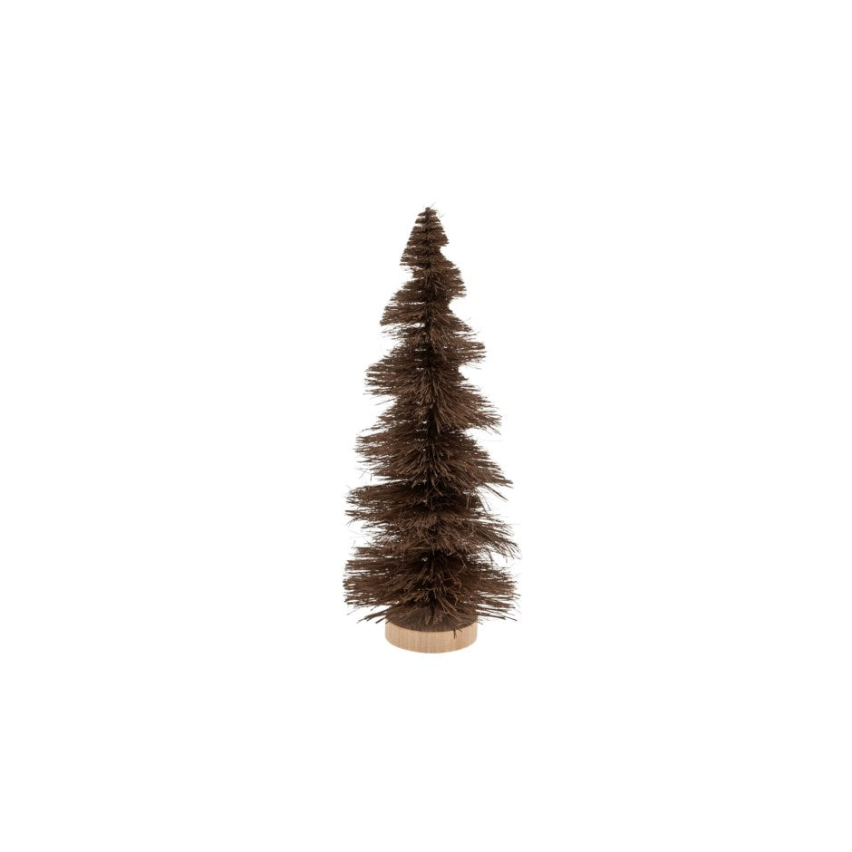 Spiral Fir Tree - Brown