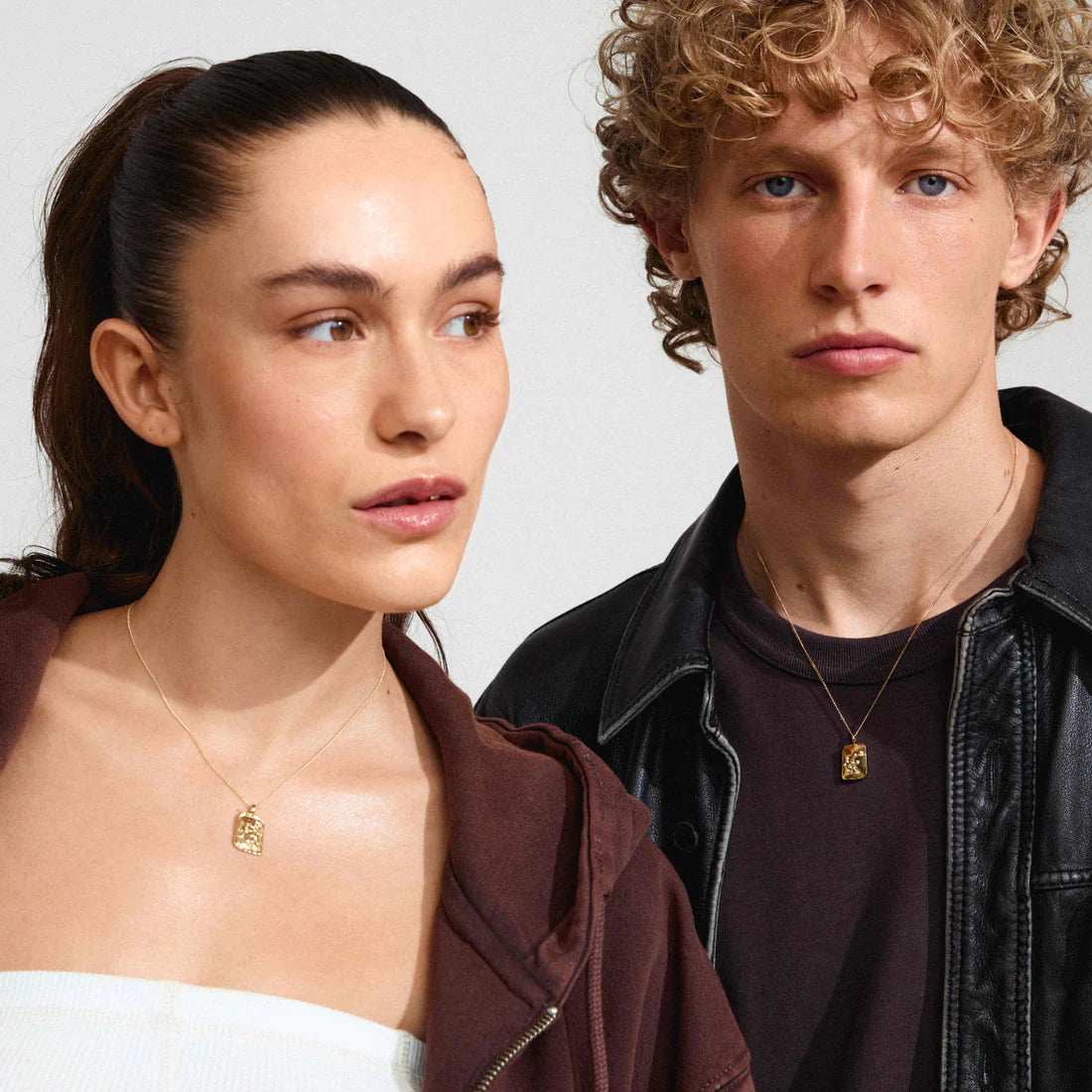 AQUARIUS Zodiac Necklace - Gold Plated