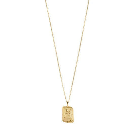 AQUARIUS Zodiac Necklace - Gold Plated