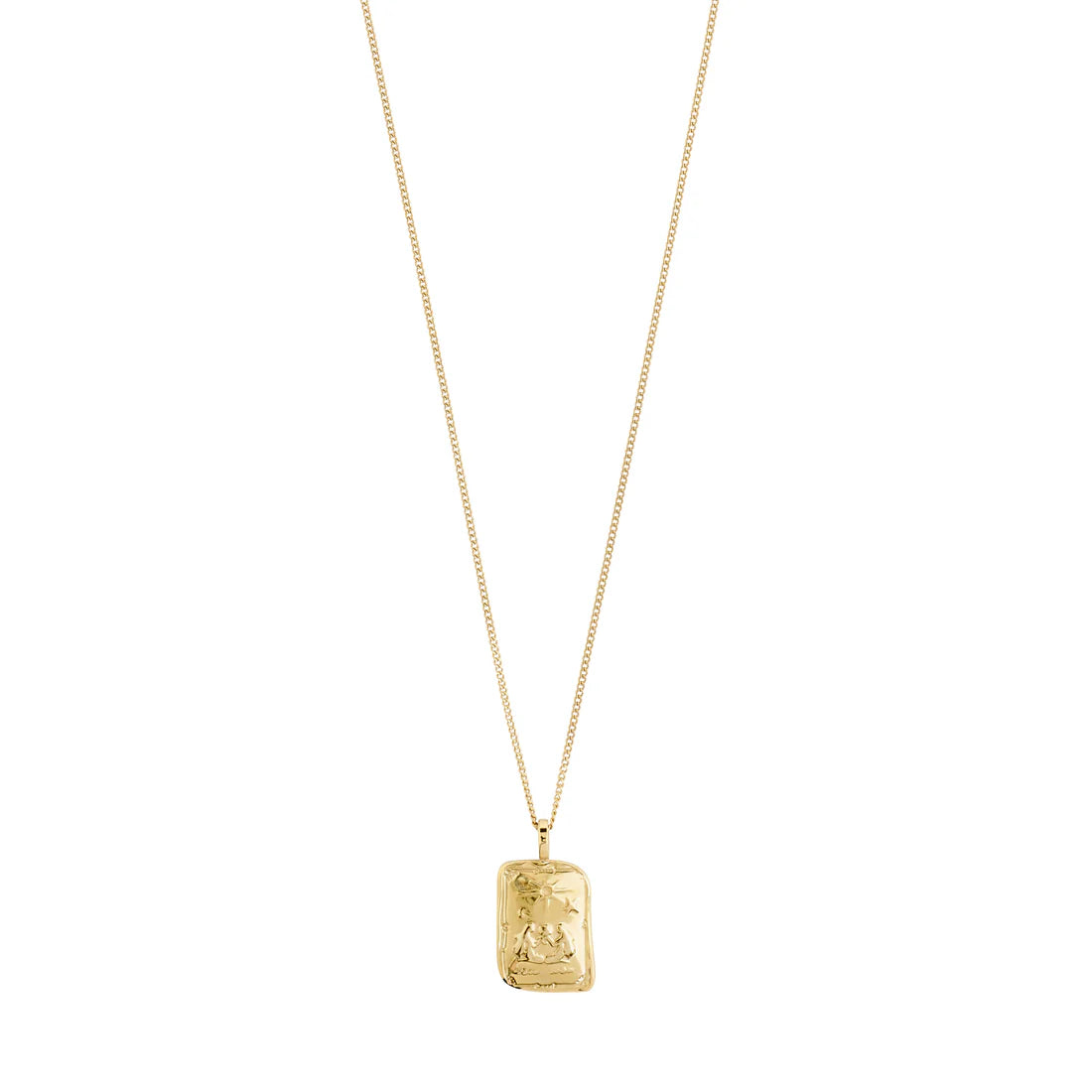 GEMINI Zodiac Necklace - Gold Plated