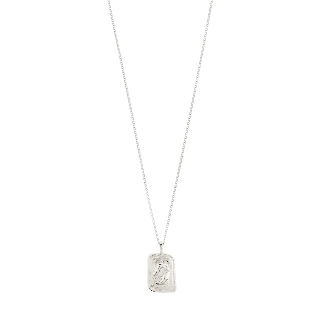 PISCES Zodiac Necklace - Silver Plated