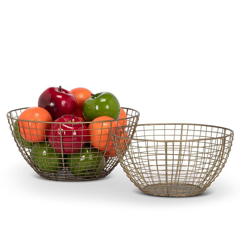 Panier à fruits en maille de métal