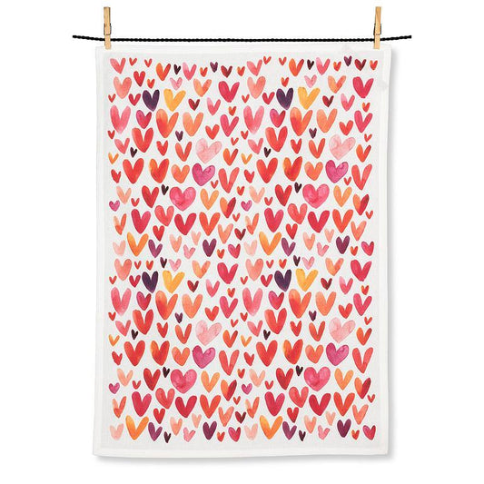 Linge à vaisselle - Coeurs