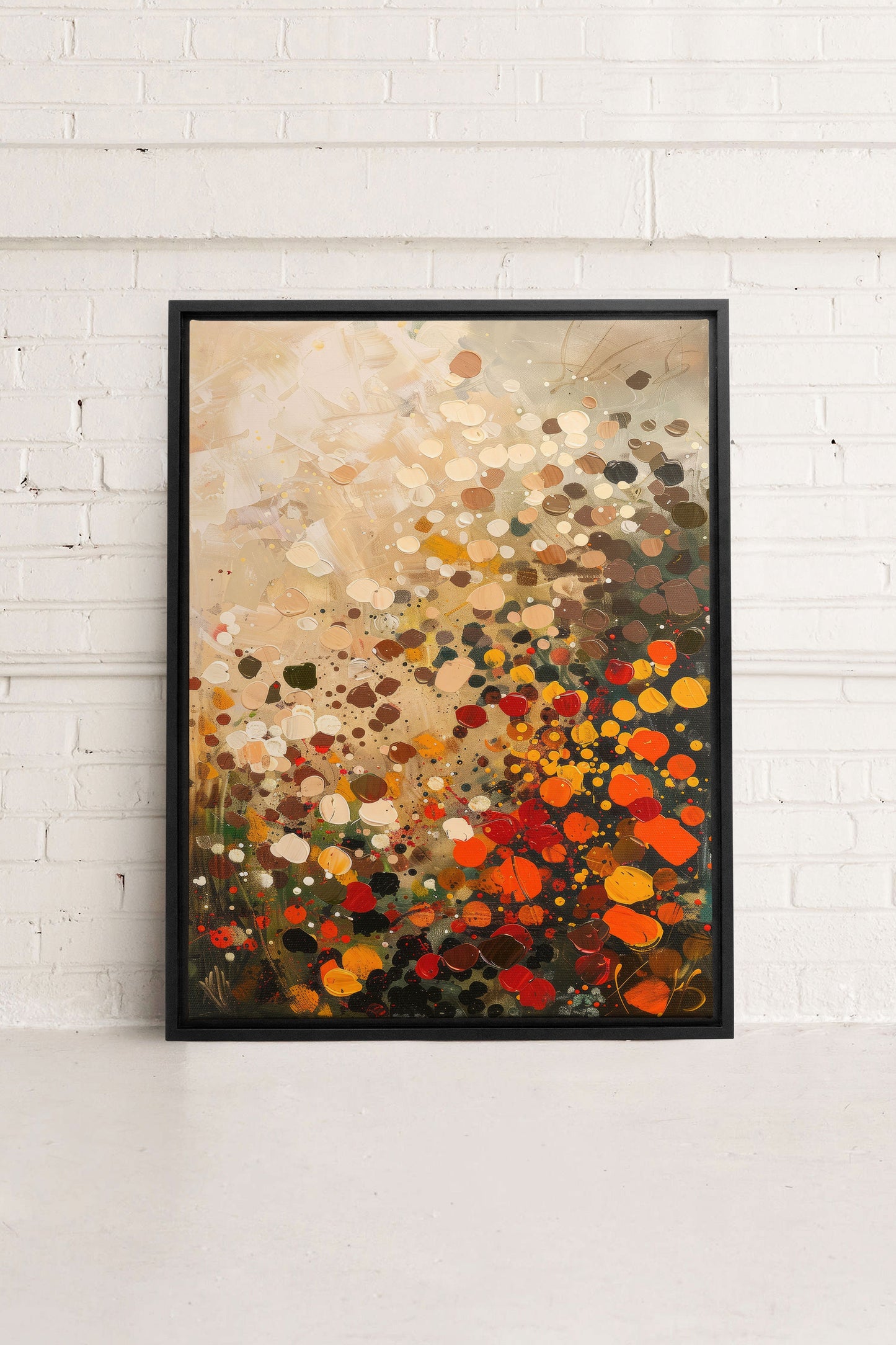EARTH & FIRE, Oeuvre sur toile étirée