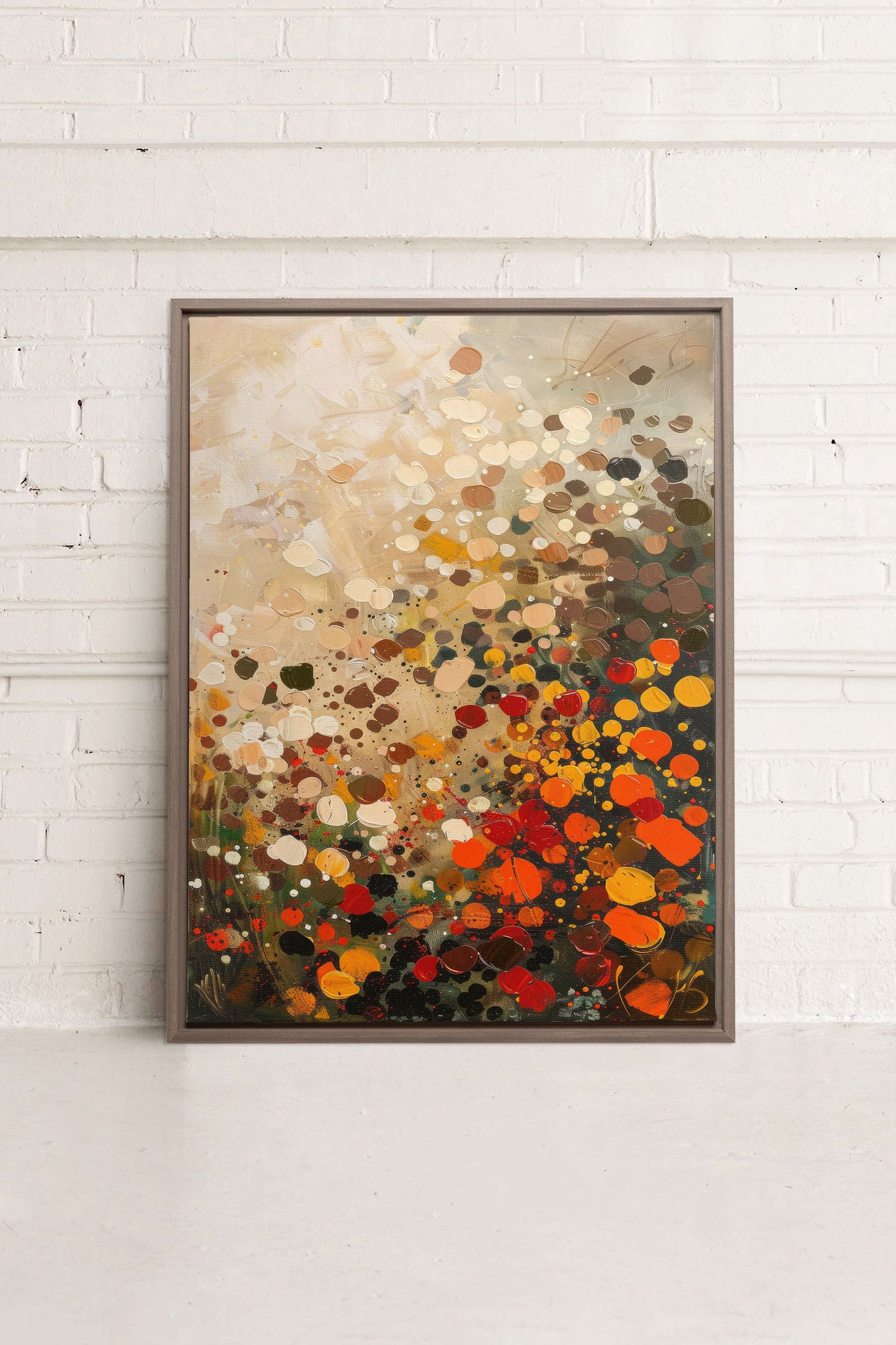 EARTH & FIRE, Oeuvre sur toile étirée