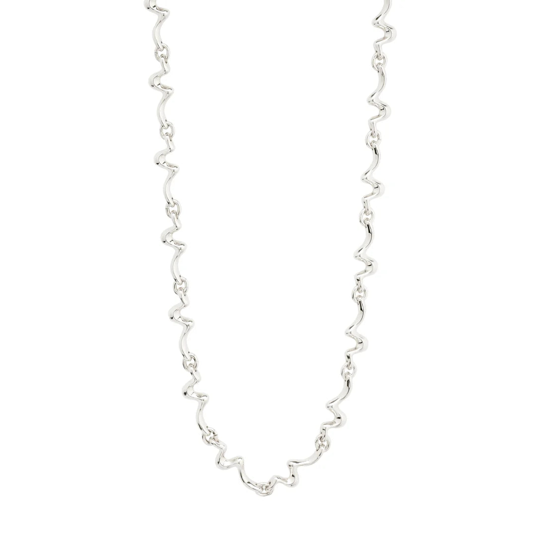 AICA Solid Hoop Earrings - Silver Plated