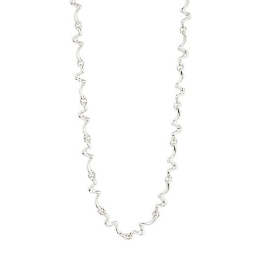 AICA Solid Hoop Earrings - Silver Plated