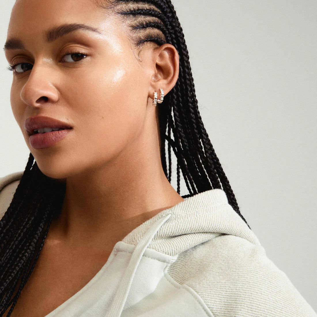MAEVE Boucles d'oreilles - Plaqué Argent