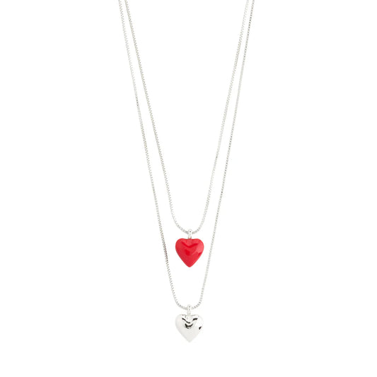 MAEVE 2 in 1 Heart Pendant Necklace - Gold Plated
