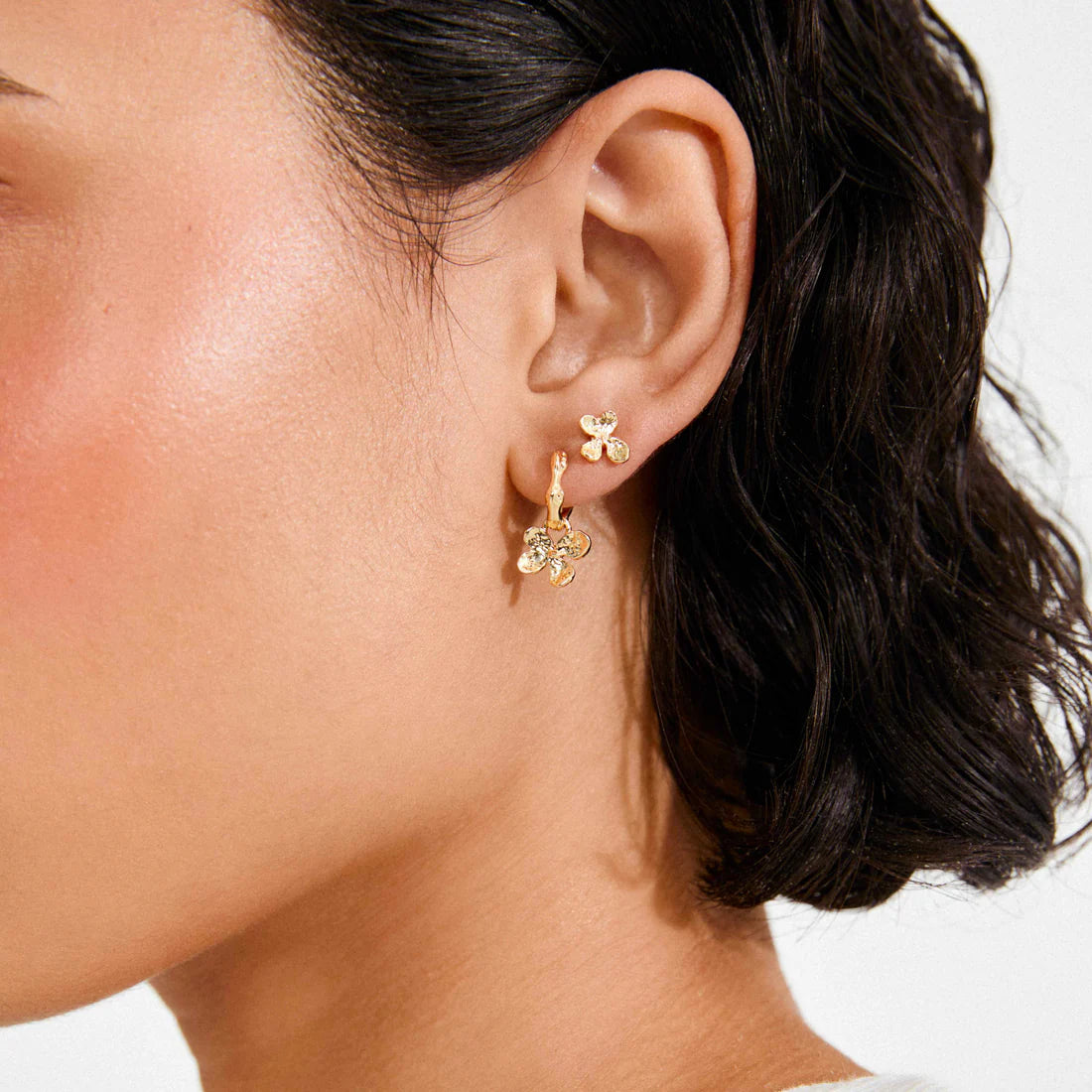 AJANI 2-in-1 Flower Earrings