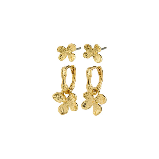 AJANI 2-in-1 Flower Earrings