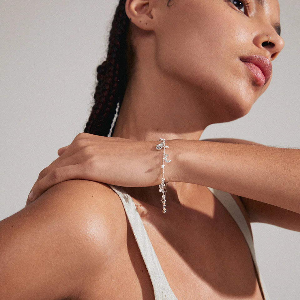 PRUDENCE Bracelet à Breloques - Plaqué Argent