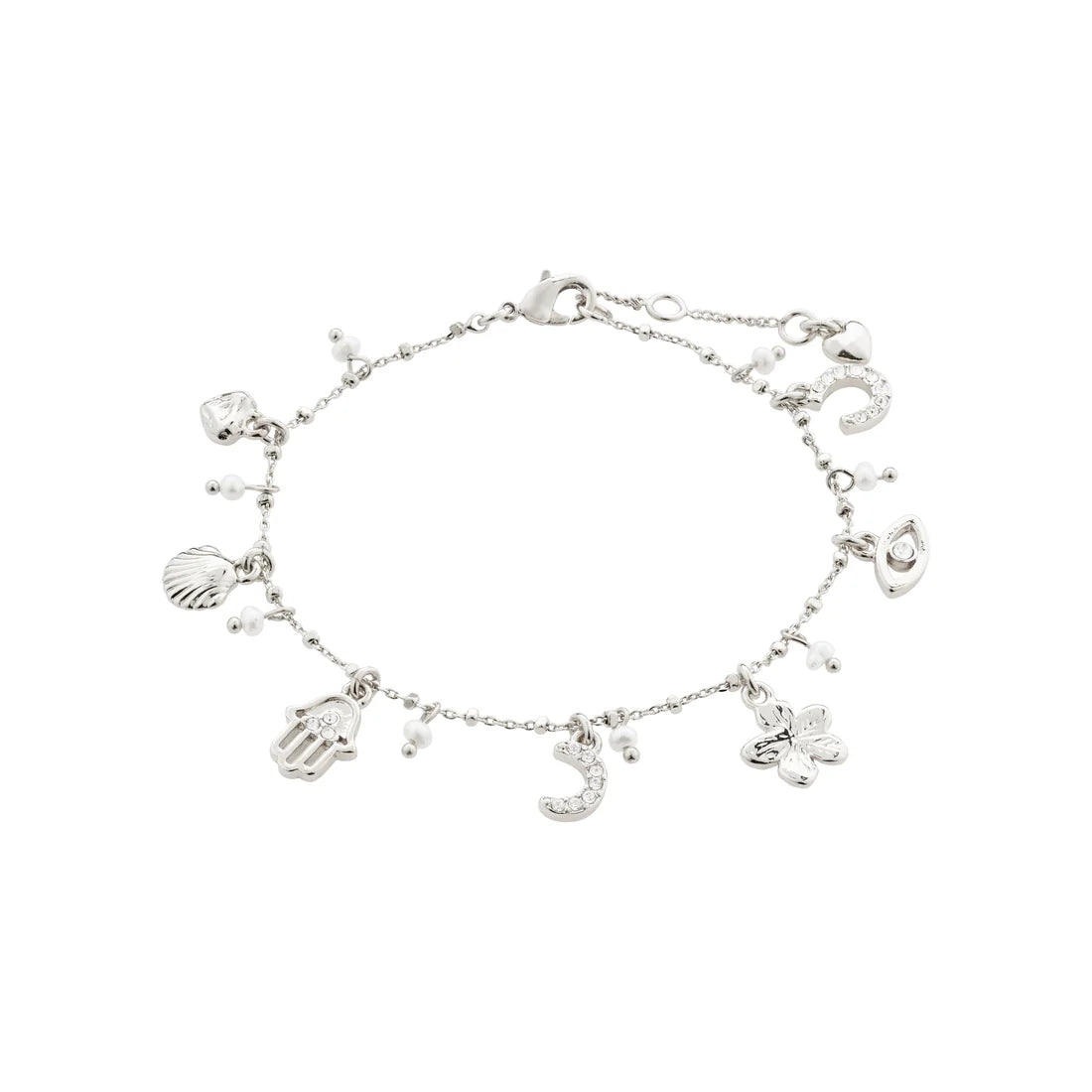 PRUDENCE Bracelet à Breloques - Plaqué Argent