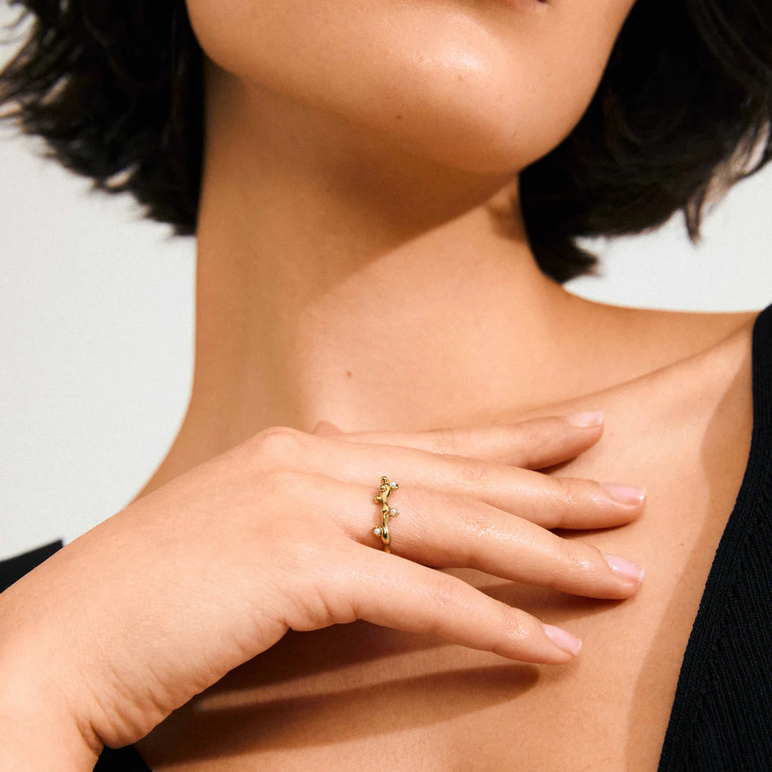 LULU Bague perles