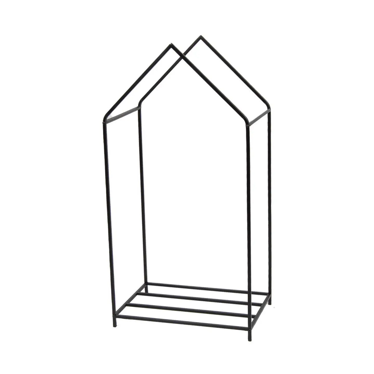 PORTE-BÛCHES ENCADREMENT DE MAISON EN MÉTAL