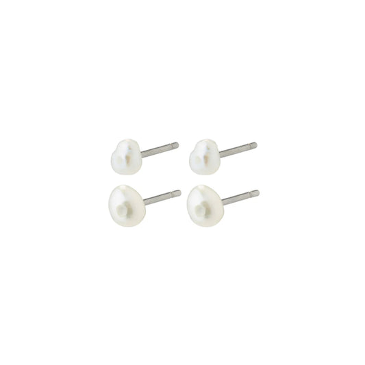 JOHANNE BOUCLES D'OREILLES PERLES D'EAU DOUCE 2-EN-1 - Pilgrim