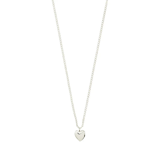 ALAIA Collier pendentif cœur - Plaqué Argent