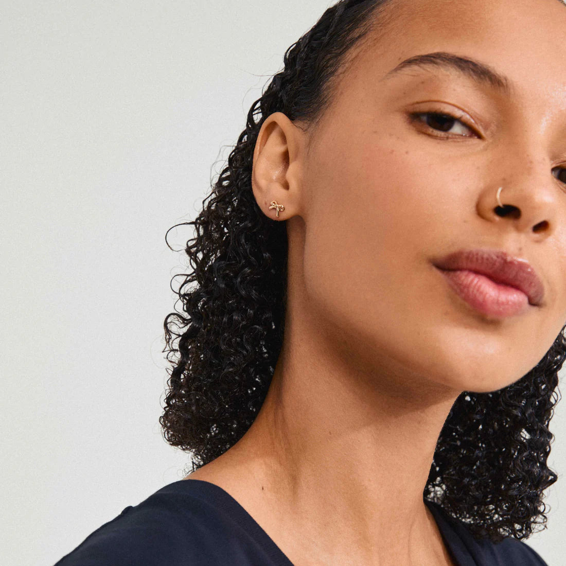 LYSANDRA Mini Loop Earrings - Gold Plated 