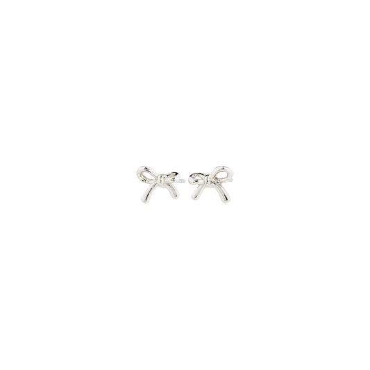 LYSANDRA Boucles d'Oreilles Mini Boucle - Plaqué Argent