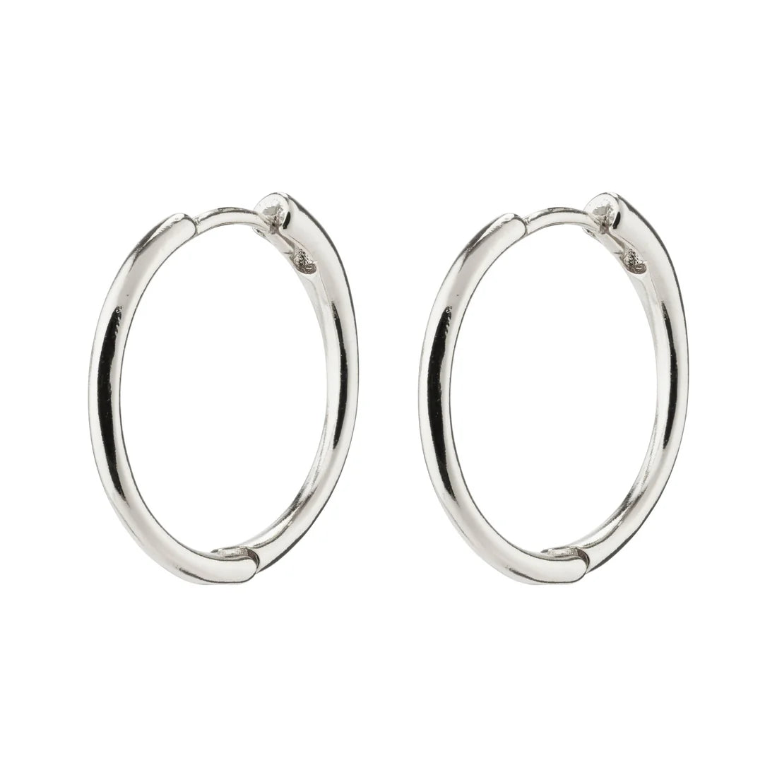 EANNA moyens anneaux 18mm - plaqué argent