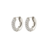 TATUM Boucles d'oreilles petits anneaux cristaux