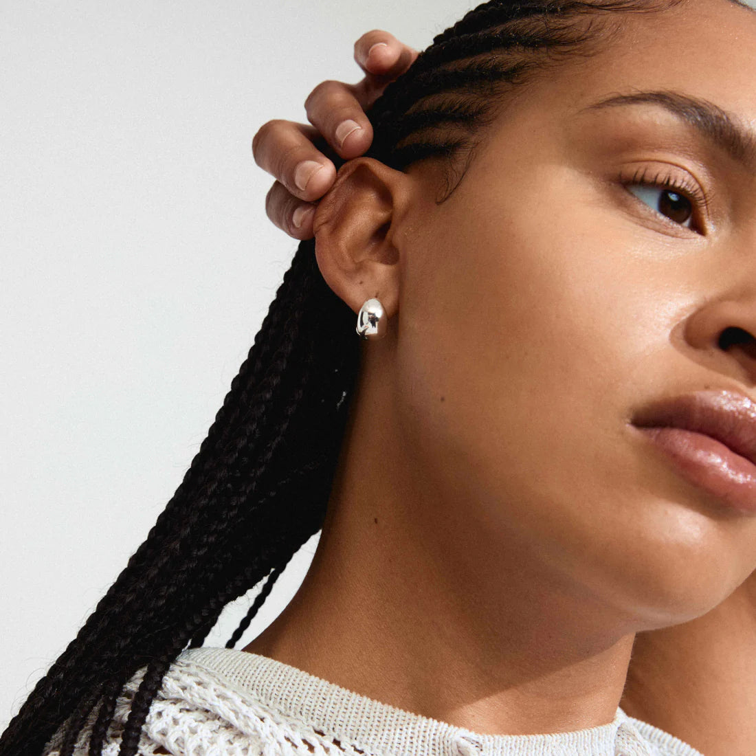 JUA Boucles d'oreilles épaisses