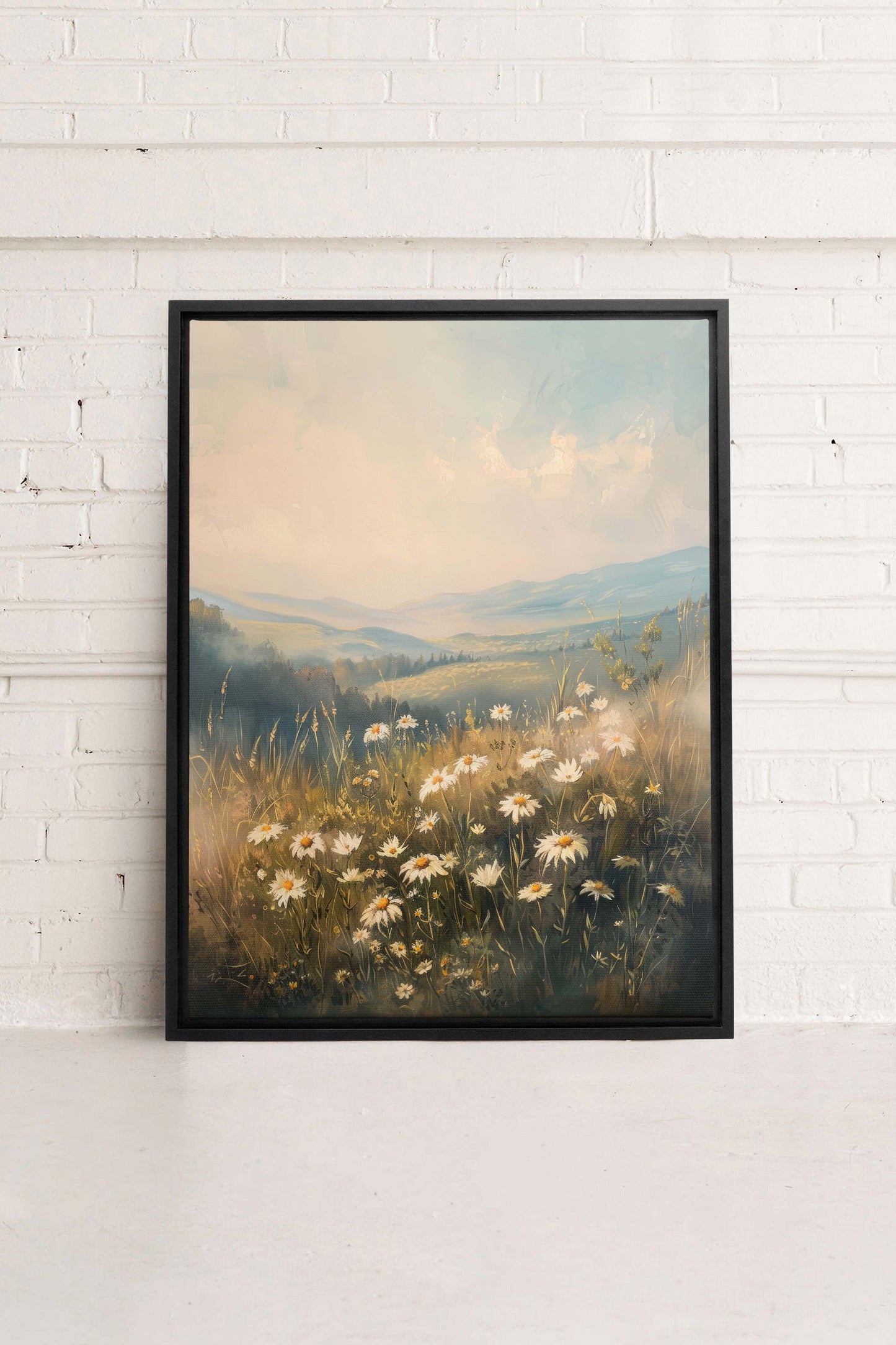 HILLSIDE HARMONY, Oeuvre sur toile étirée